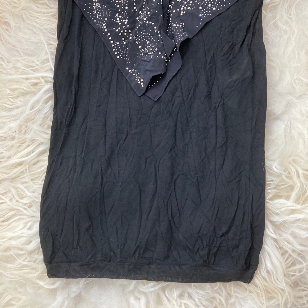 BALENCIAGA Black Vintage Studded Accents Tunic - Picture 3 of 11